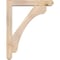 Ekena Millwork Legacy Craftsman Smooth Bracket w/ Offset Brace, Douglas Fir, 5 1/2"W x 30"D x 38"H BKT0604X30X38LEC04SDF - alternate 2